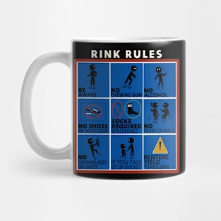 Roller Rink Rules Mug